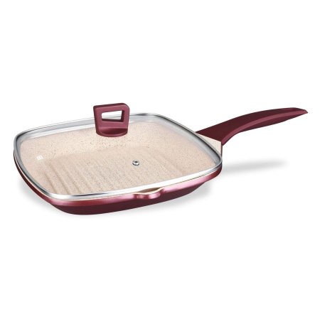 غريل مع غطاء 28cm خمري 05475